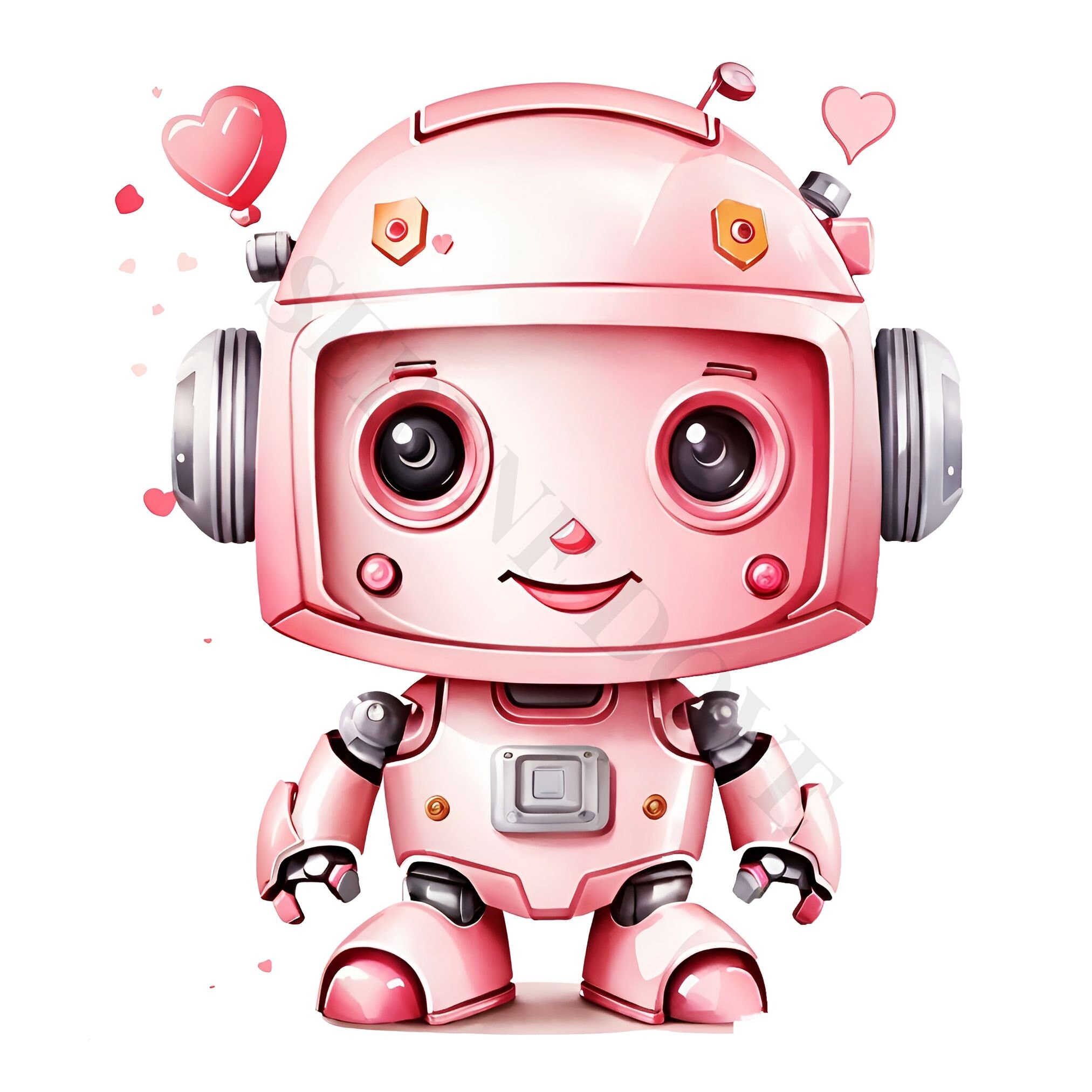 Cute Robot Clipart