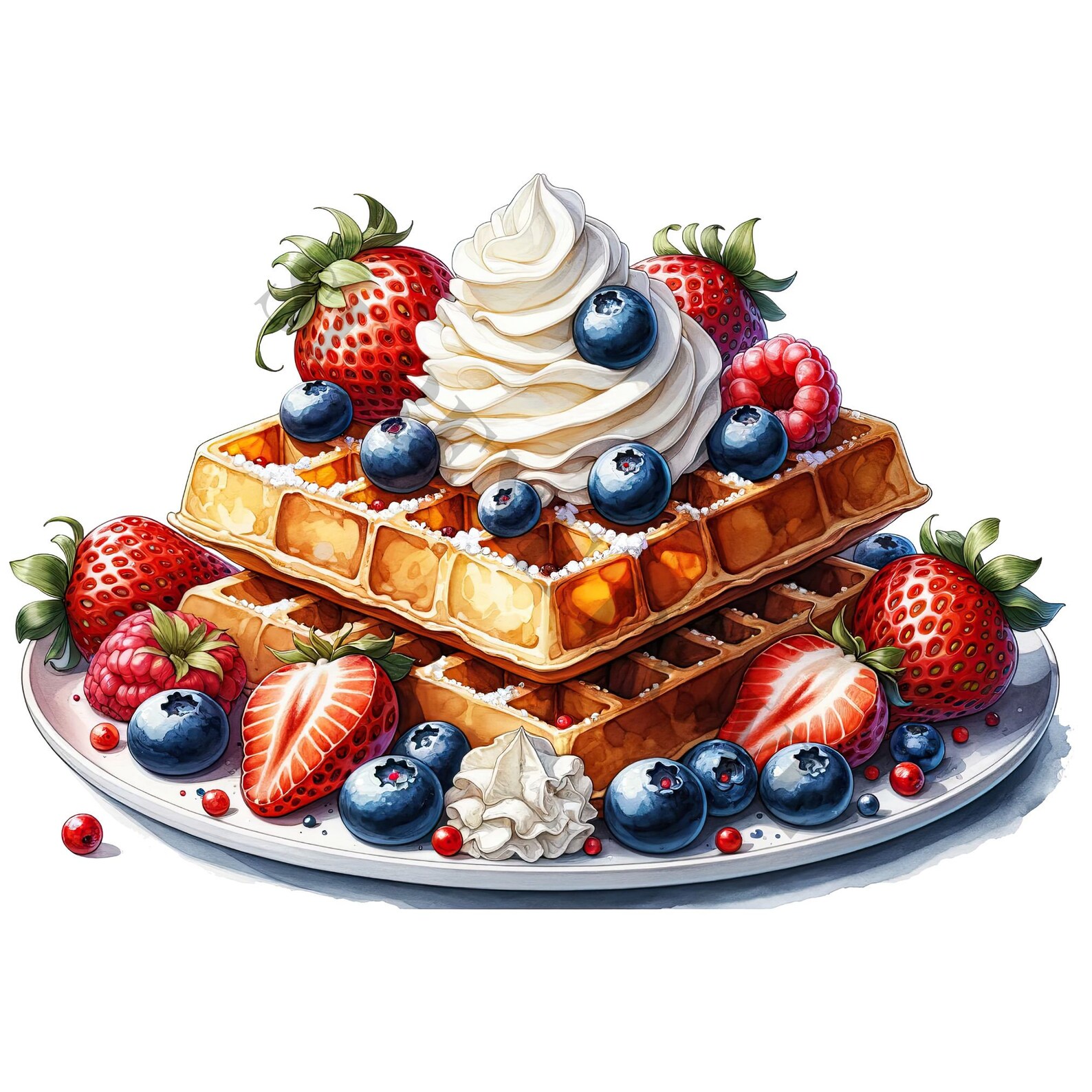 Sweet Breakfast Clipart 18 High Quality Pngs Memory Book - Etsy