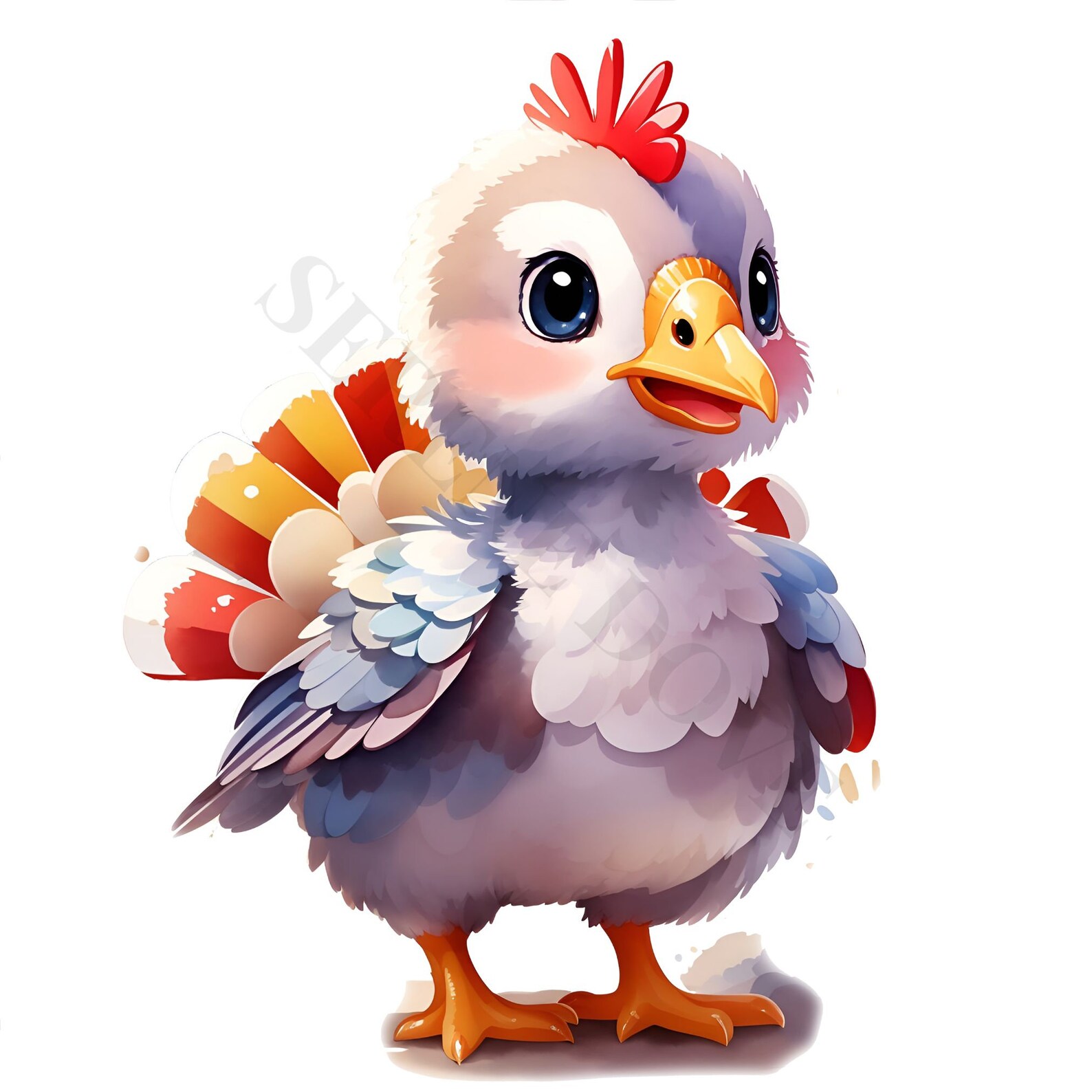 Watercolor Baby Farm Animals Clipart - Cute Farmyard Pets, Adorable Pet ...