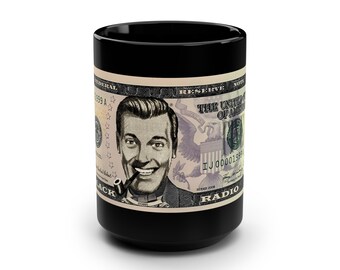 Slack Radio 5 Dollar Reserve Note Schwarze Tasse, 15oz