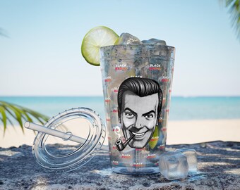 "Neuer ""Bob"" Slack Radio Plastikbecher mit Strohhalm."