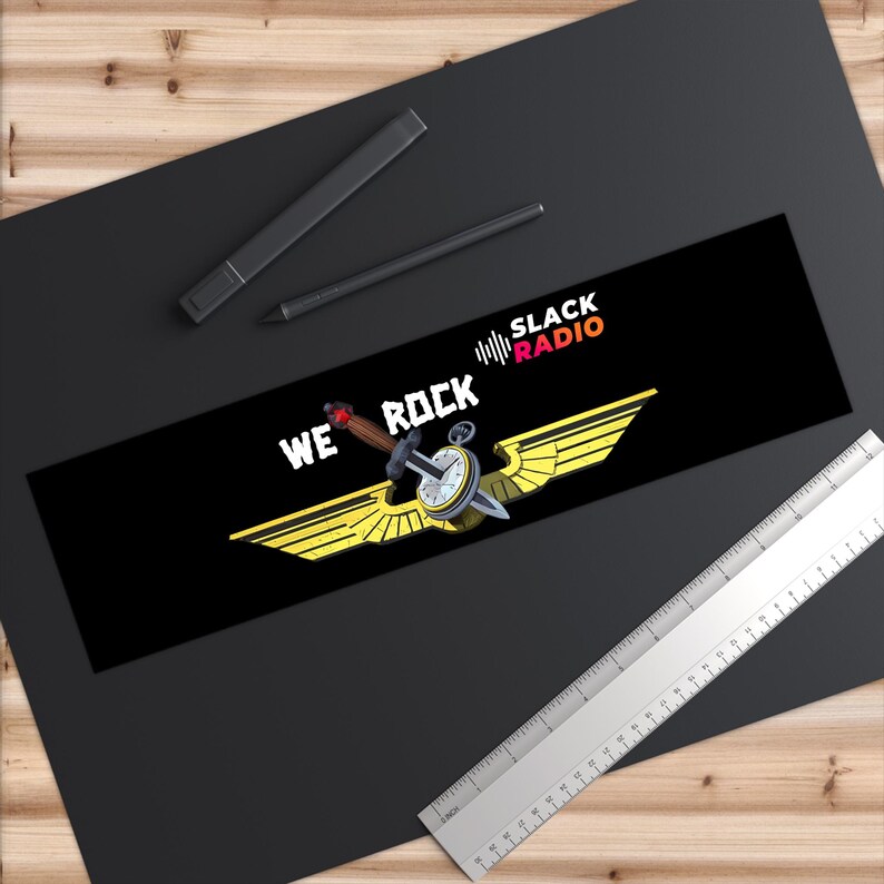 Pegatina para coche de Wings of Slack / Slack Radio imagen 3