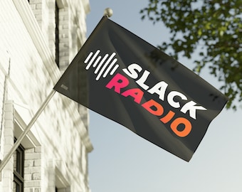Schwarze Radio-Flagge
