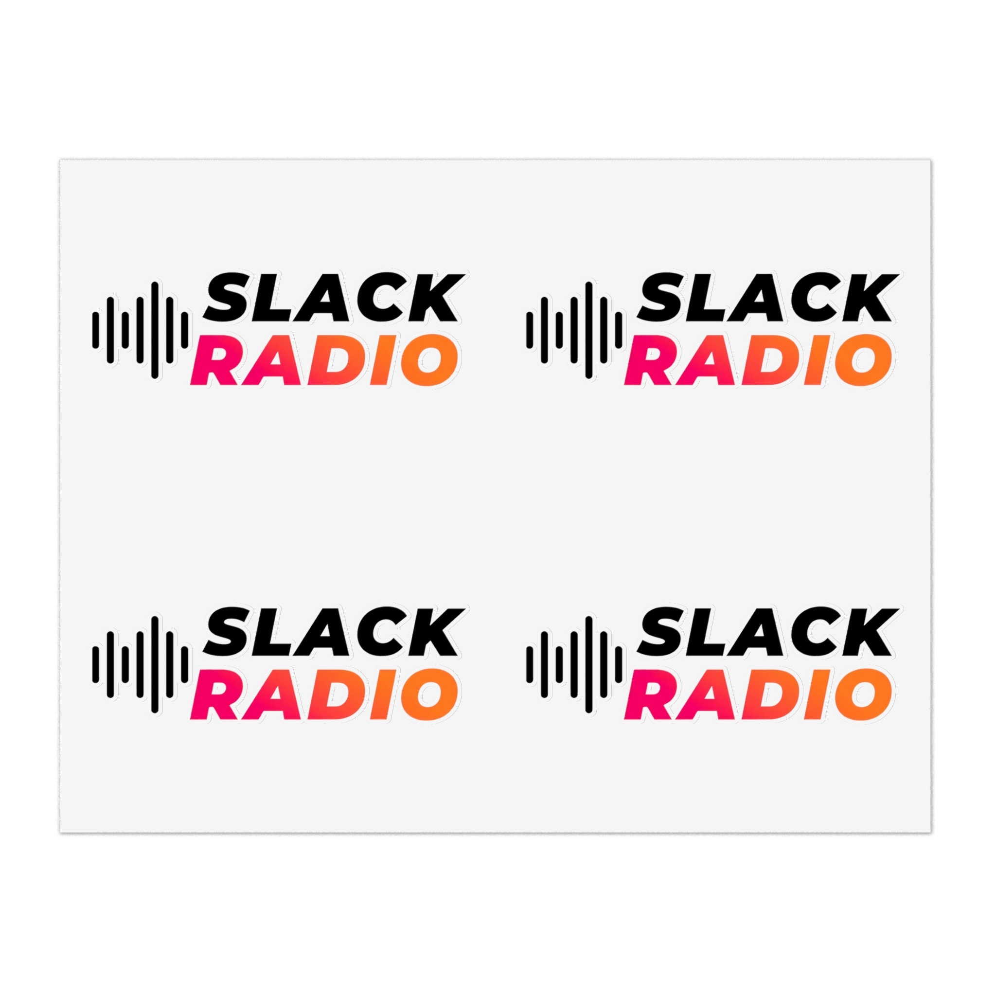 Resolved Slack Sticker Slack Radio Logo Sticker Sheets - Etsy