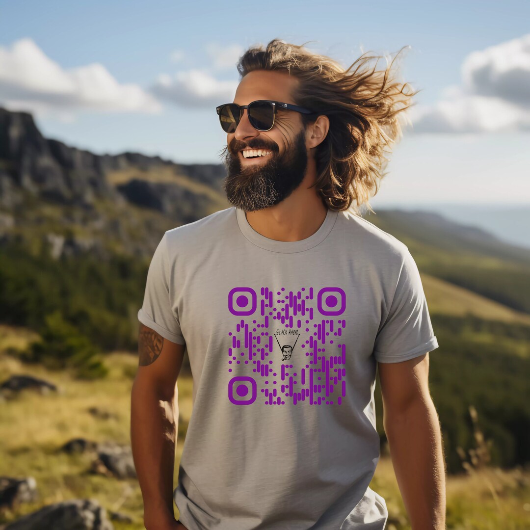 Slack Radio Color QR Code Unisex Softstyle T-shirt - Etsy