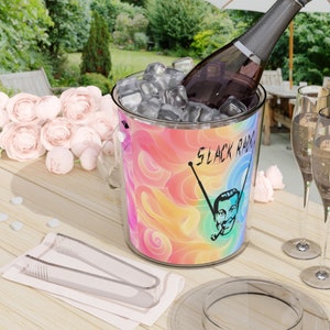 Slack Radio Ice Bucket with Tongs
