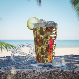 Slack Radio / Bigfoot Plastic Tumbler with Straw image 5