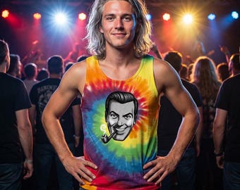 New "Bob" Unisex Tie-Dye Tank Top