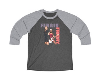 Fergin' Friday / Slack Radio Unisex Tri-Blend 3\4 Raglan Tee