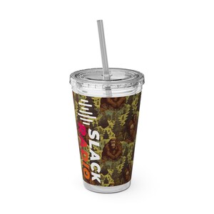 Slack Radio / Bigfoot Plastic Tumbler with Straw image 2
