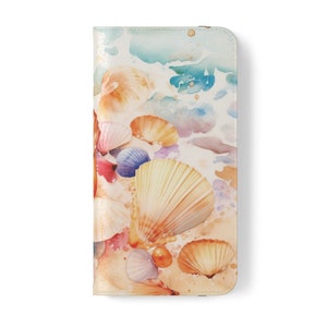 PHONE WALLET BEACH iphone funda de teléfono de playa para samsung flip teléfono caso google pixel beachy teléfono caso regalo para amante de la playa teléfono billetera regalo