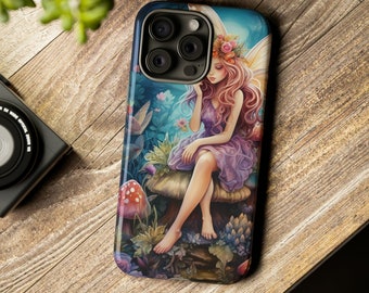 FAIRY iPhone 15 Phone Cases, iPhone 15 pro case, iPhone 15 plus, iPhone 15 Pro Max. Fairy iPhone cover, iPhone gift, iPhone protector.