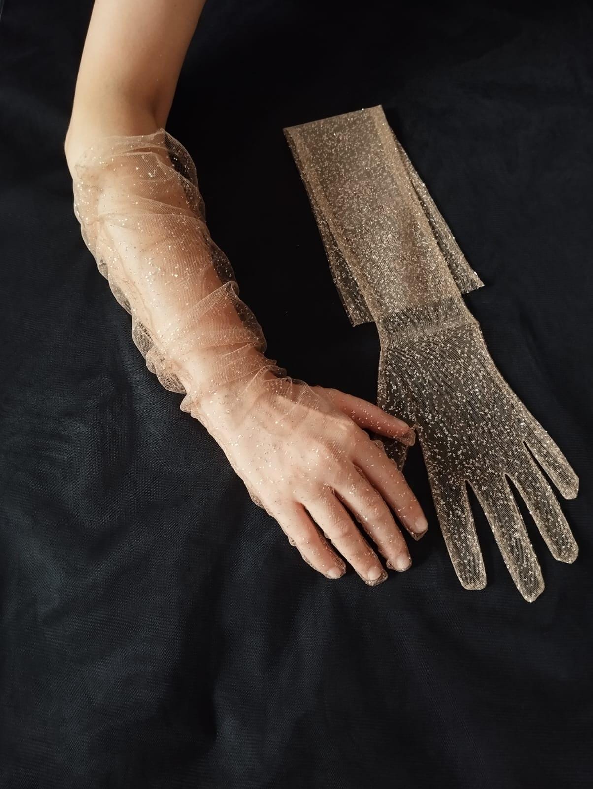 Sparkly Gloves - Etsy