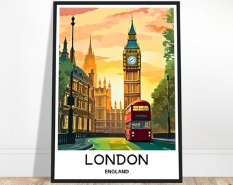 London Reise-Druck London Reise-Poster London Druck London Poster London England Druck London Reise-Geschenk London Kunst-Geschenk London Kunstdruck