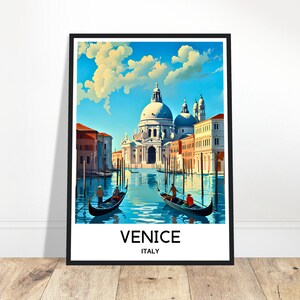 Venice Travel Poster, Venice Travel Print, Venice Art, Venice Gift, Venice Wall Decor, Venice Painting, Venice Artwork, Venice Wall Art