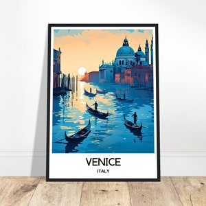Venice Travel Poster, Venice Travel Print, Venice Art, Venice Gift, Venice Wall Decor, Venice Painting, Venice Artwork, Venice Wall Art