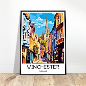 Winchester Travel Print Winchester Poster English Art Print