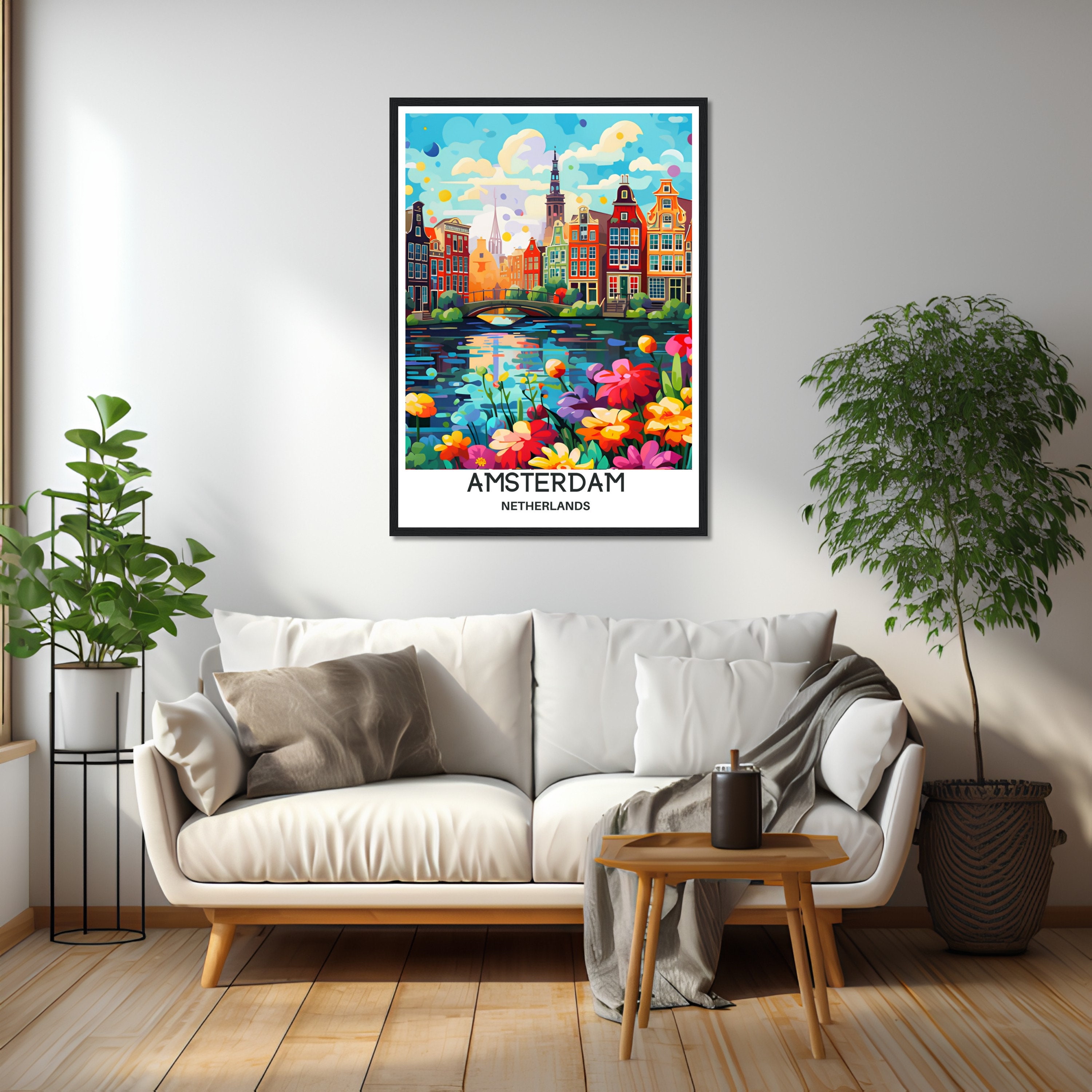 Amsterdam Poster Travel Amsterdam Print Amsterdam Wall Art Amsterdam ...