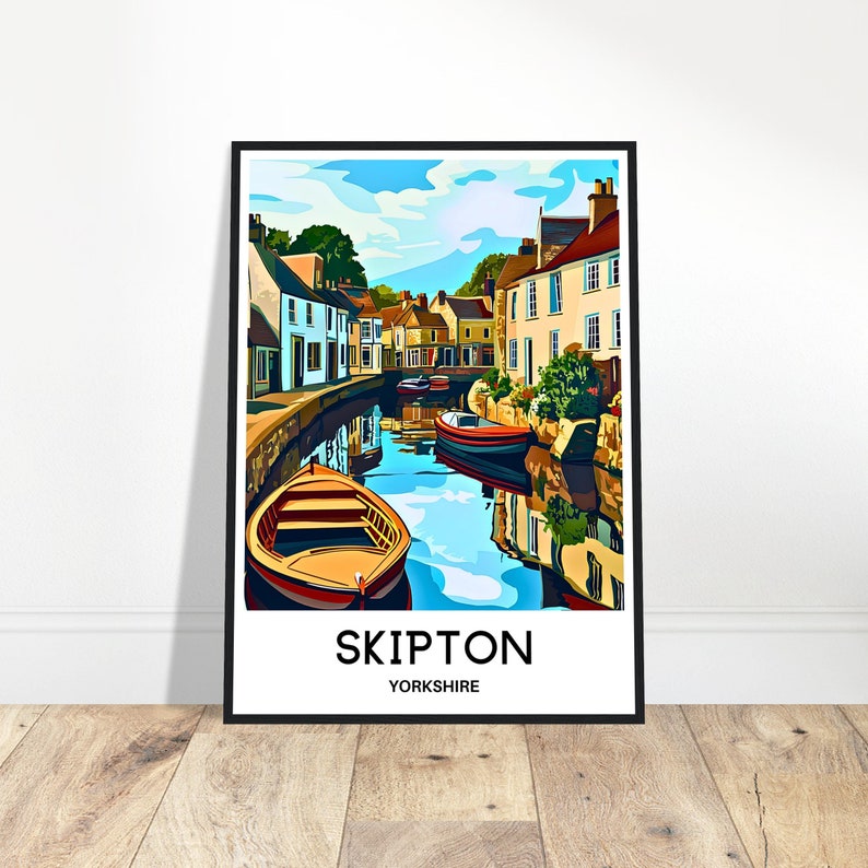 Sprungton ReiseDruck Sprungton Poster Englisch Kunst Druck England