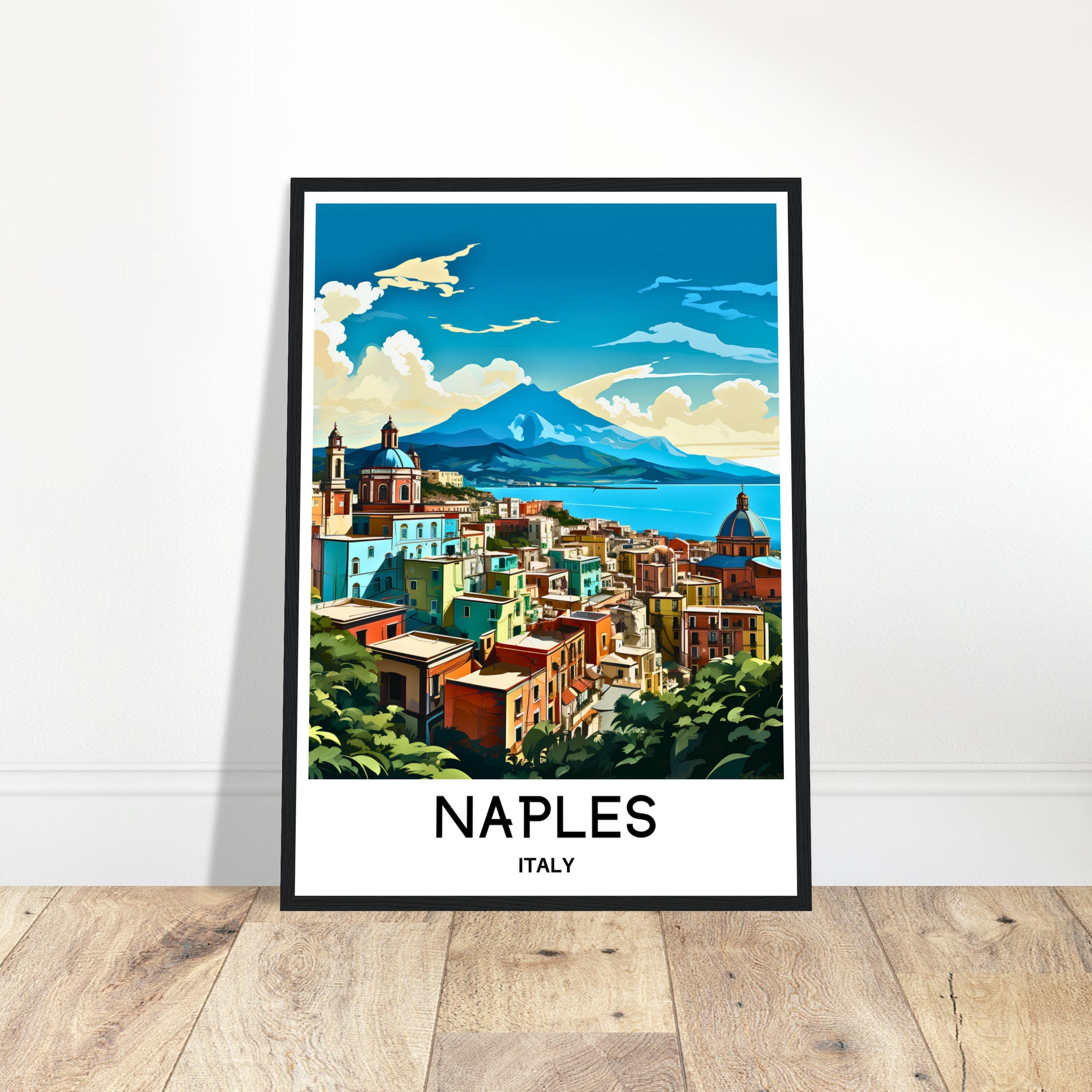 ナポリ旅行プリント ナポリポスター イタリアアートプリント イタリア