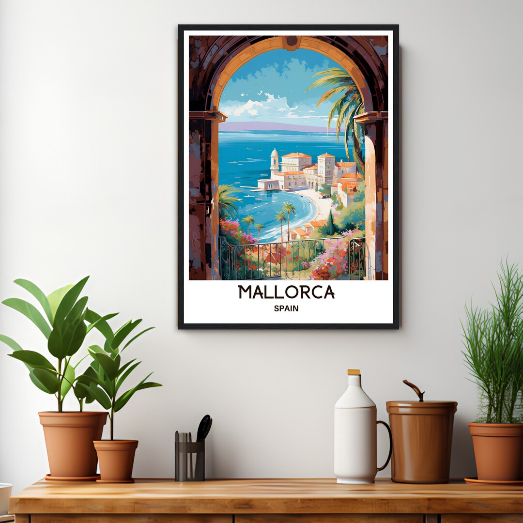 Vinyl-Aufkleber 'Mallorca' – 10 Cm Hoch, 2 Stück, Glänzend & Wasserfest (für Laptop, Koffer, Auto)