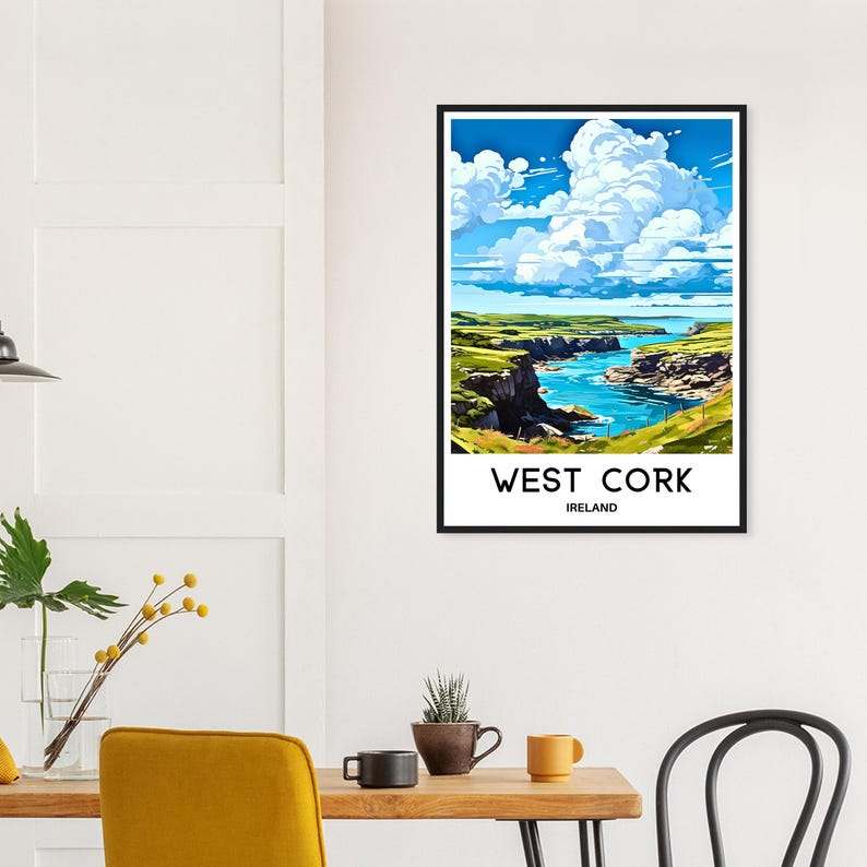 West Cork Travel Print West Cork Poster Irish Art Print Ireland Lover