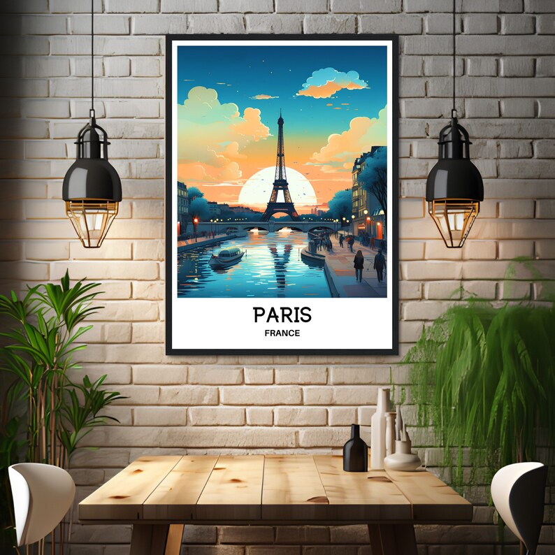 Muroanmi Blechschild L'Ermitage Vintage - Französischer Jugendstil 30,5x40,6cm