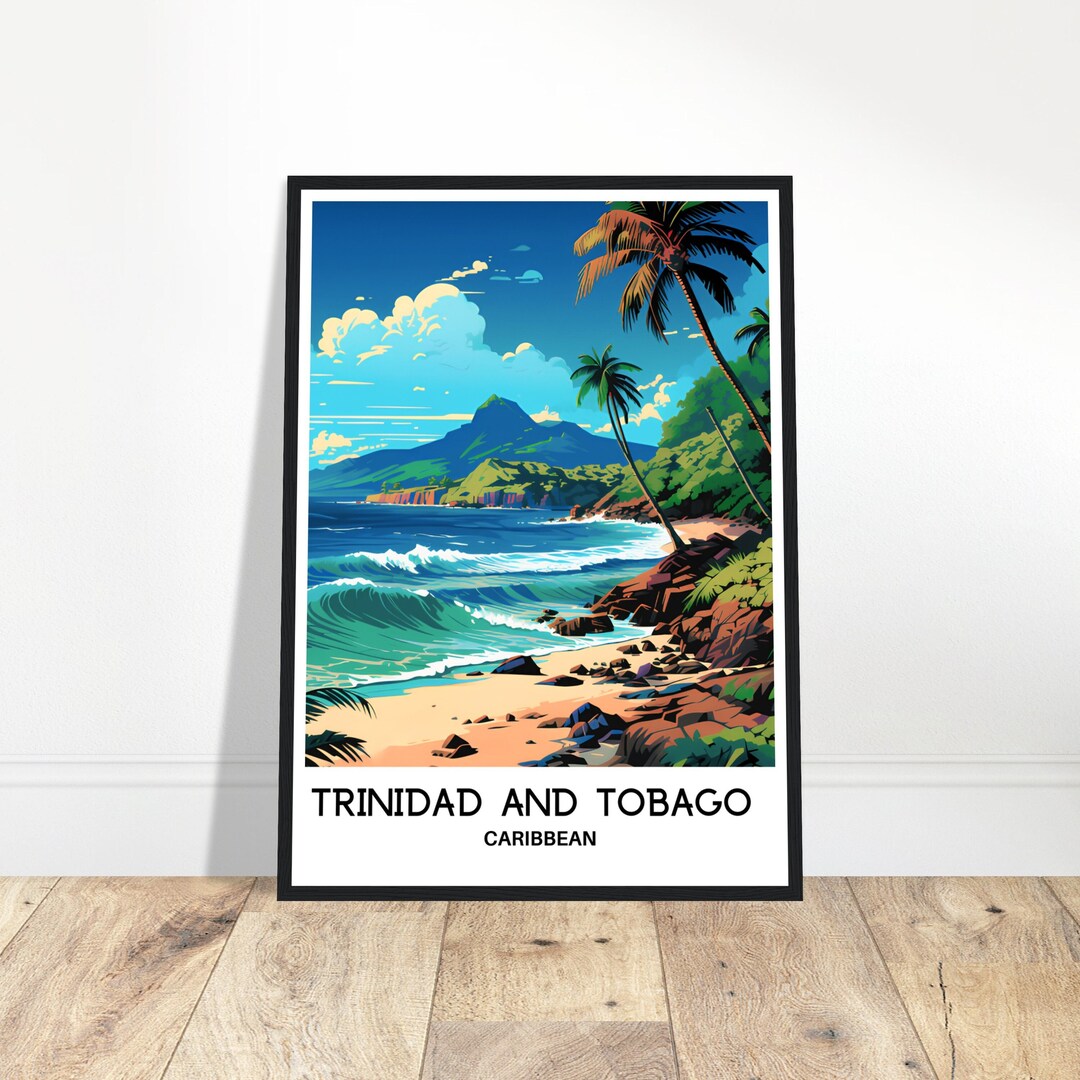 Trinidad and Tobago Travel Print Trinidad and Tobago Poster