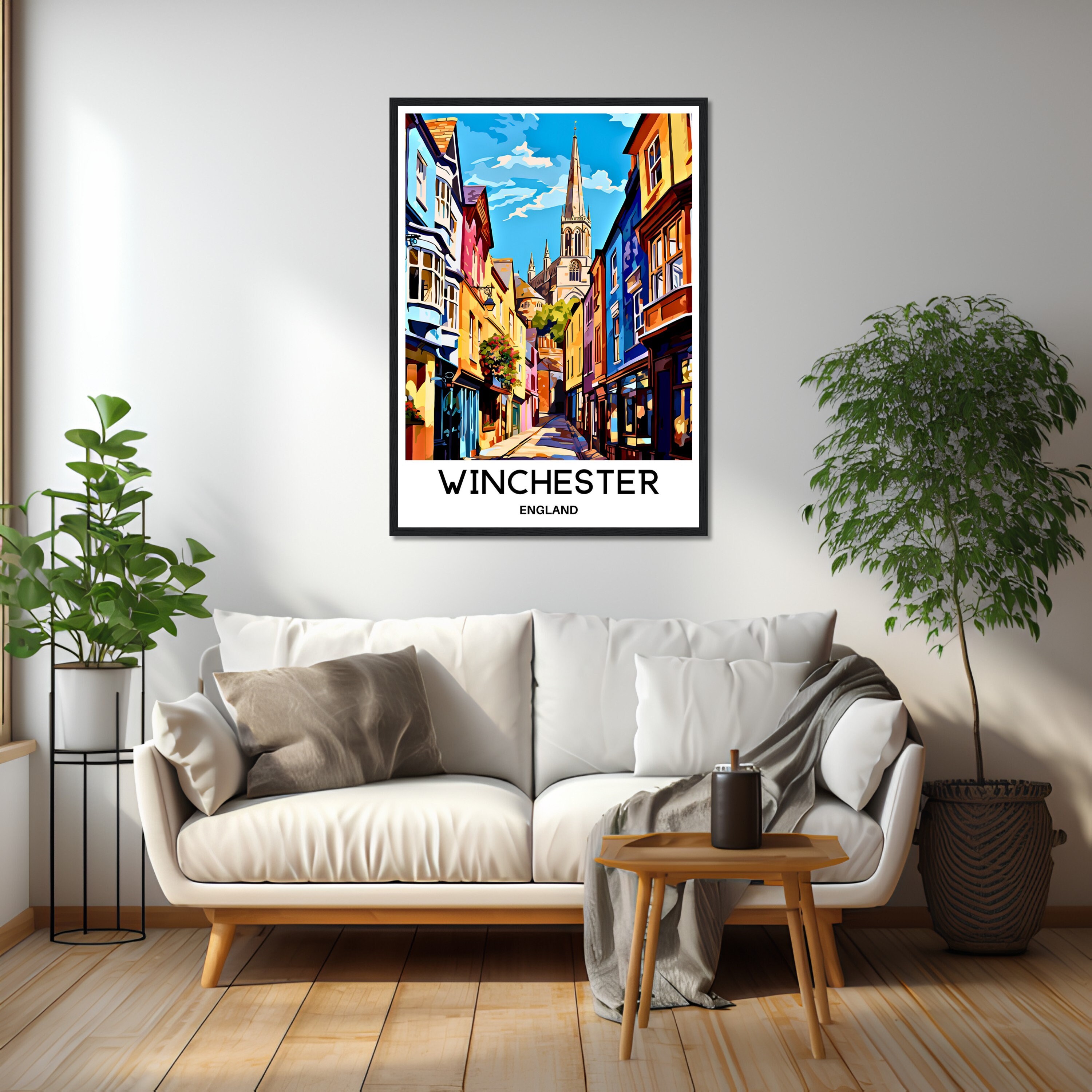 Winchester Travel Print Winchester Poster English Art Print
