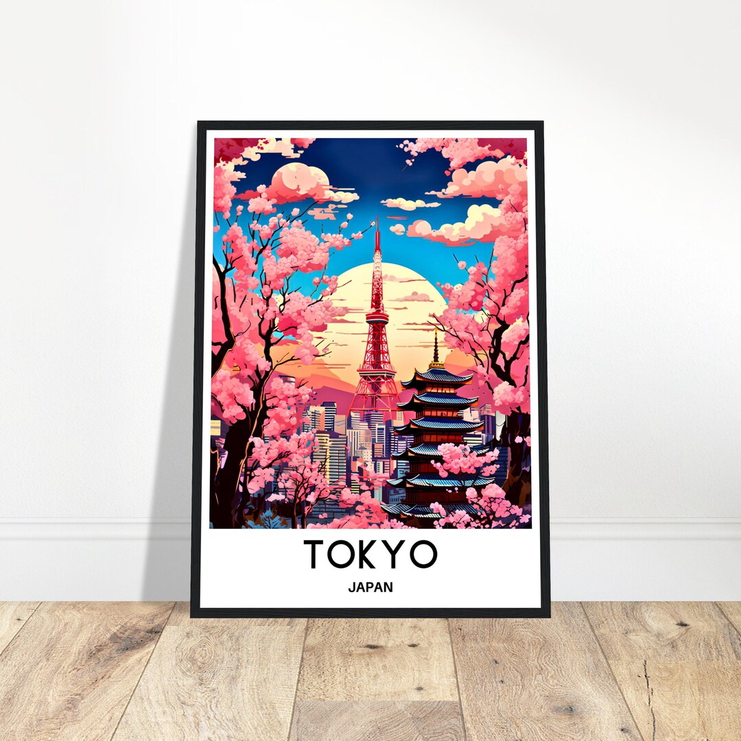 Tokyo Travel Print Tokyo Travel Poster Japanese Art Print Japan Lover ...