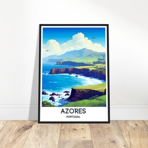 Azores Prints. Açores Portugal. A6 A5 Cardstock High 