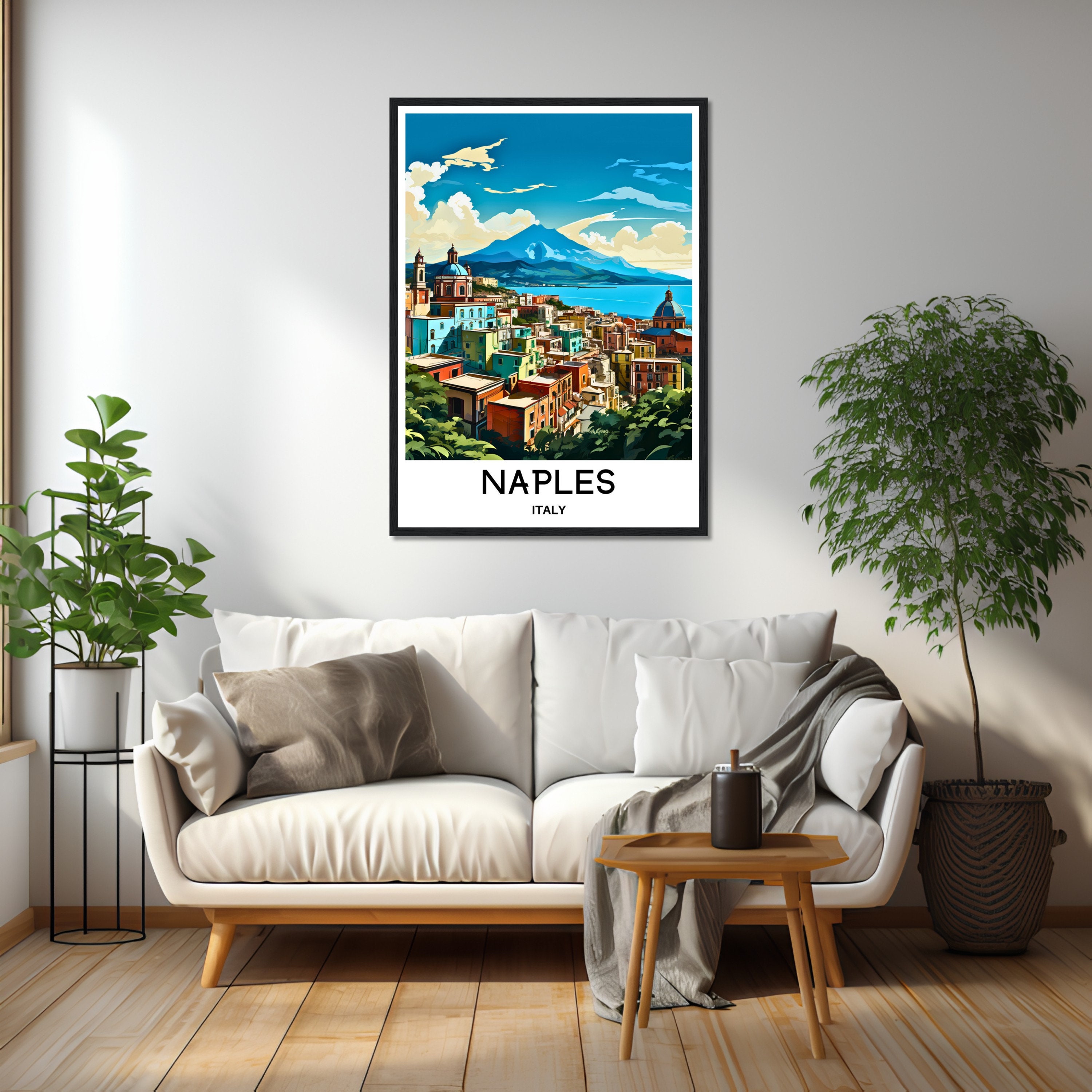 ナポリ旅行プリント ナポリポスター イタリアアートプリント イタリア