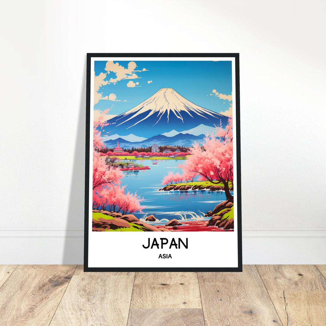 Japan Travel Print Japan Travel Poster Japanese Art Print - Etsy