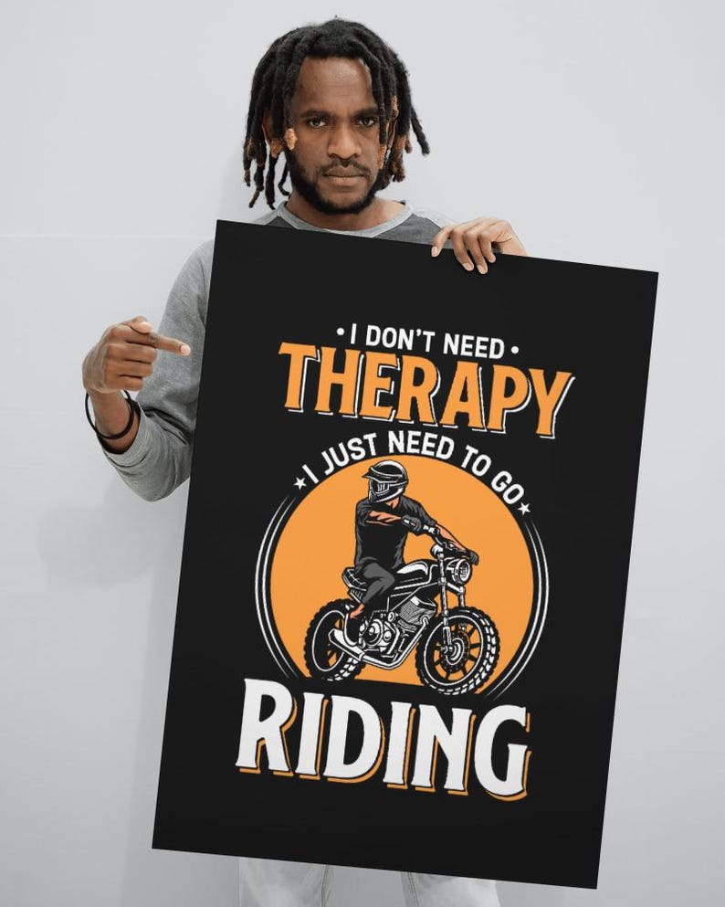 Motorcykel-T-shirtdesignpaket: 40 PNG/JPG Motorcross-designer (digital nedladdning) bild 9