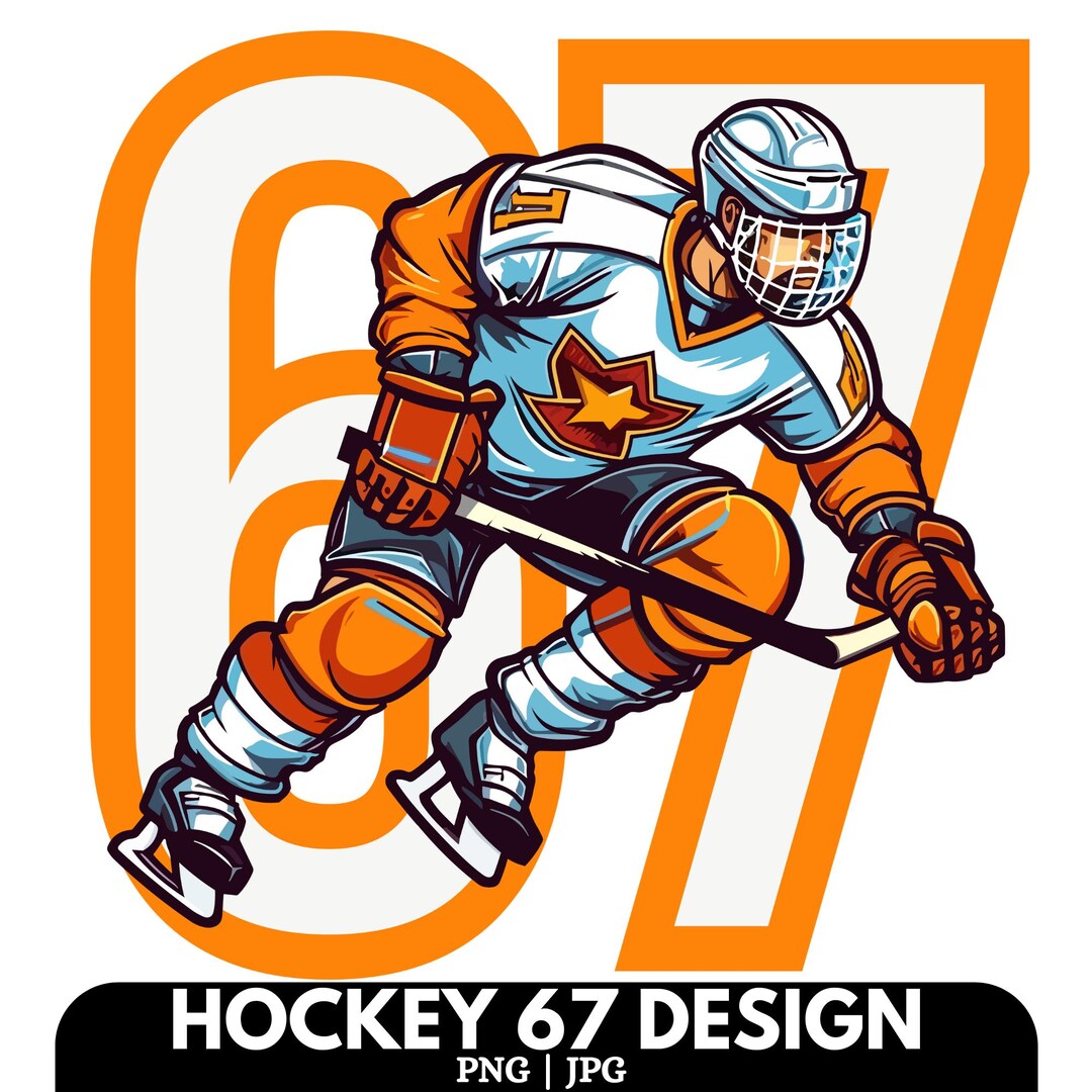 Hockey Drip 67: Ice Hockey Shirt Design PNG & JPG File, Sports (digital ...