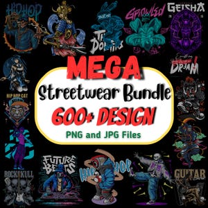 Streetwear PNG, Streetwear Shirt PNG, Japanese Streetwear, Urban Style Design, Anime Shirt Design, Streetwear Bundle, Urban Wear, Street PNG