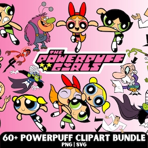 Powerpuff Girl, Girl Power png, de Powerpuff Girls, meisjes cartoon ontwerp, meisjes T-shirt ontwerp png, cartoon shirt ontwerp, schattig meisje SVG.