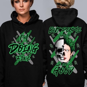 I&#39;m Doing Fine Street Style Design, Streetwear Design PNG, Urban Style Print, Streetwear PNG, Urban PNG, Streetwear T-shirt Design.