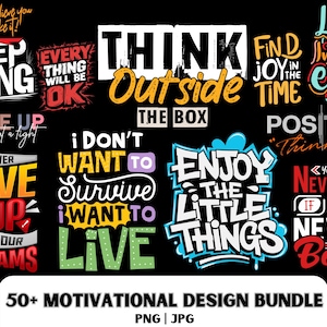 Motivational PNG Bundle, Inspirational PNG Bundle, Motivational Quotes, Positive PNG, Self Love Png Bundle, Motivational Bundle, you Matter.