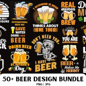 Beer PNG Bundle, Beer Quotes Design, Beer Clipart, Beer Glass PNG Design, Alcohol Quotes PNG, Beer Mug, Funny Beer Saying Design, Beer Shirt