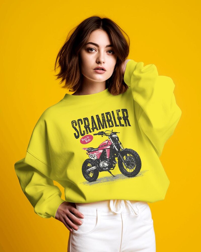 Motorcykel-T-shirtdesignpaket: 40 PNG/JPG Motorcross-designer (digital nedladdning) bild 3