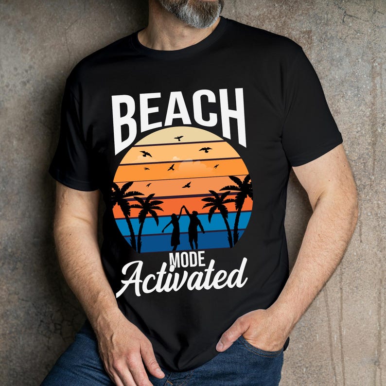 Beach Design PNG Bundle: Summer Vibes, Sunset Designs (Digital Download) image 7