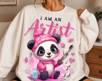 Artist Shirt Design PNG and JPG File (Digital Download)