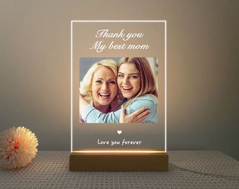 Personalised Mother's Day Gift, Mum Photo Plaque, Gift for Mum, Daughter to Mother Gift, Mummy Gifts, Mother's Day Gift Ideas, Mum Gifts