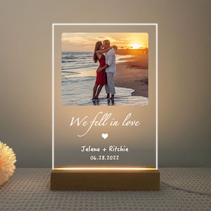 Engagement Gifts for Couple Personalized Engaged Gifts for Couple Engagement Frame Custom Gift Anniversary Birthday Wedding Gifts image 2