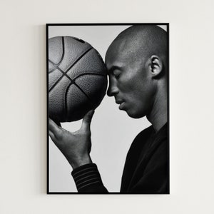 Kobe Bryant Poster, Basketball Wall Art, Lakers, NBA Poster, Sports Wall Art, Wall Decor, Kobe Fan Gift, Gift For Him, Instant Download
