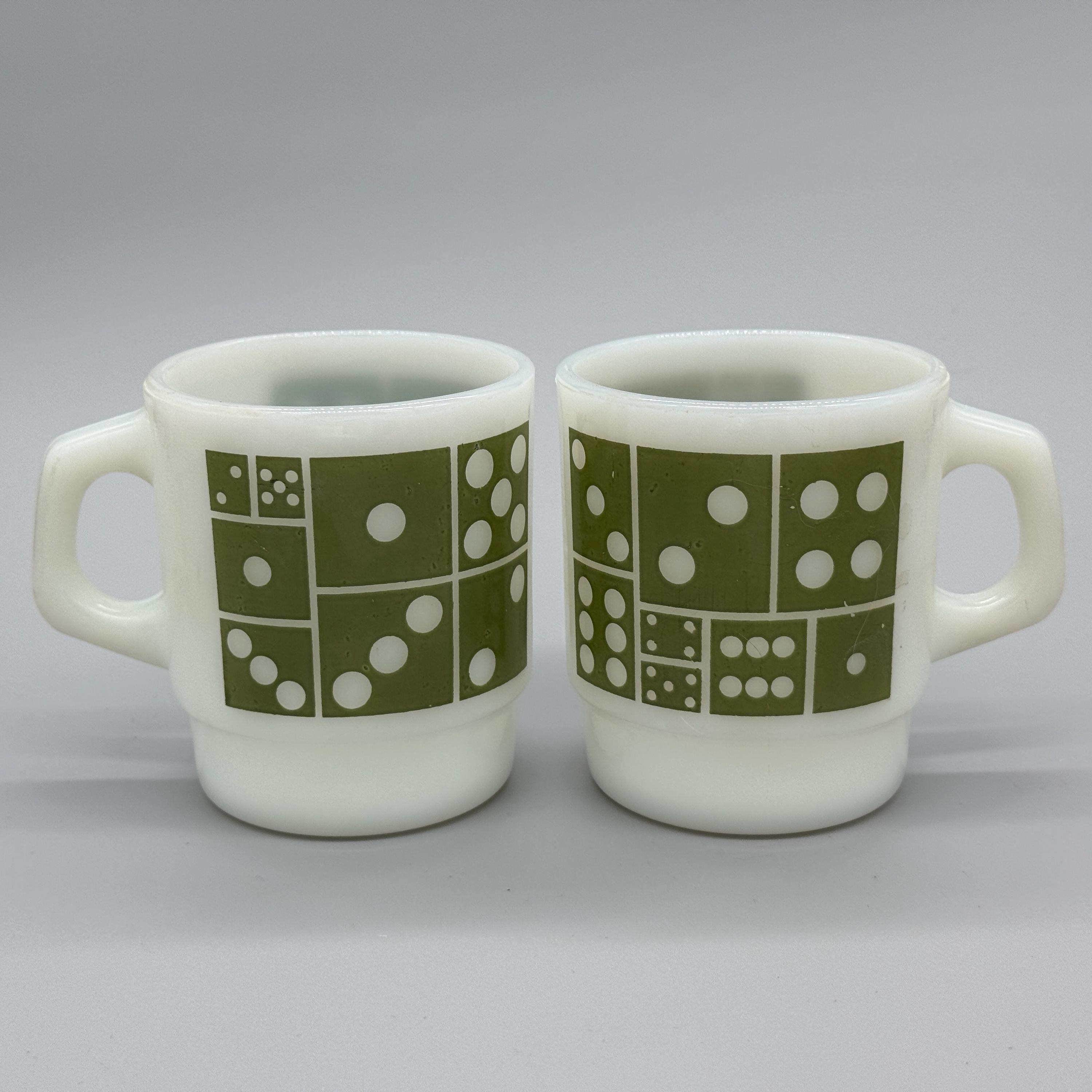 Fire King Domino Mug - Etsy