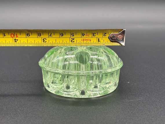 大型アンティークウランガラス製フラワーフロッグ 1930年代 - Etsy 日本