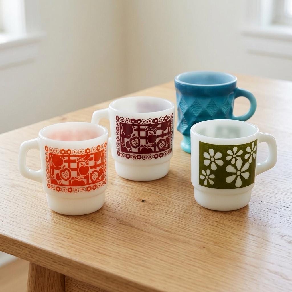 Fire King Mug - Etsy Canada