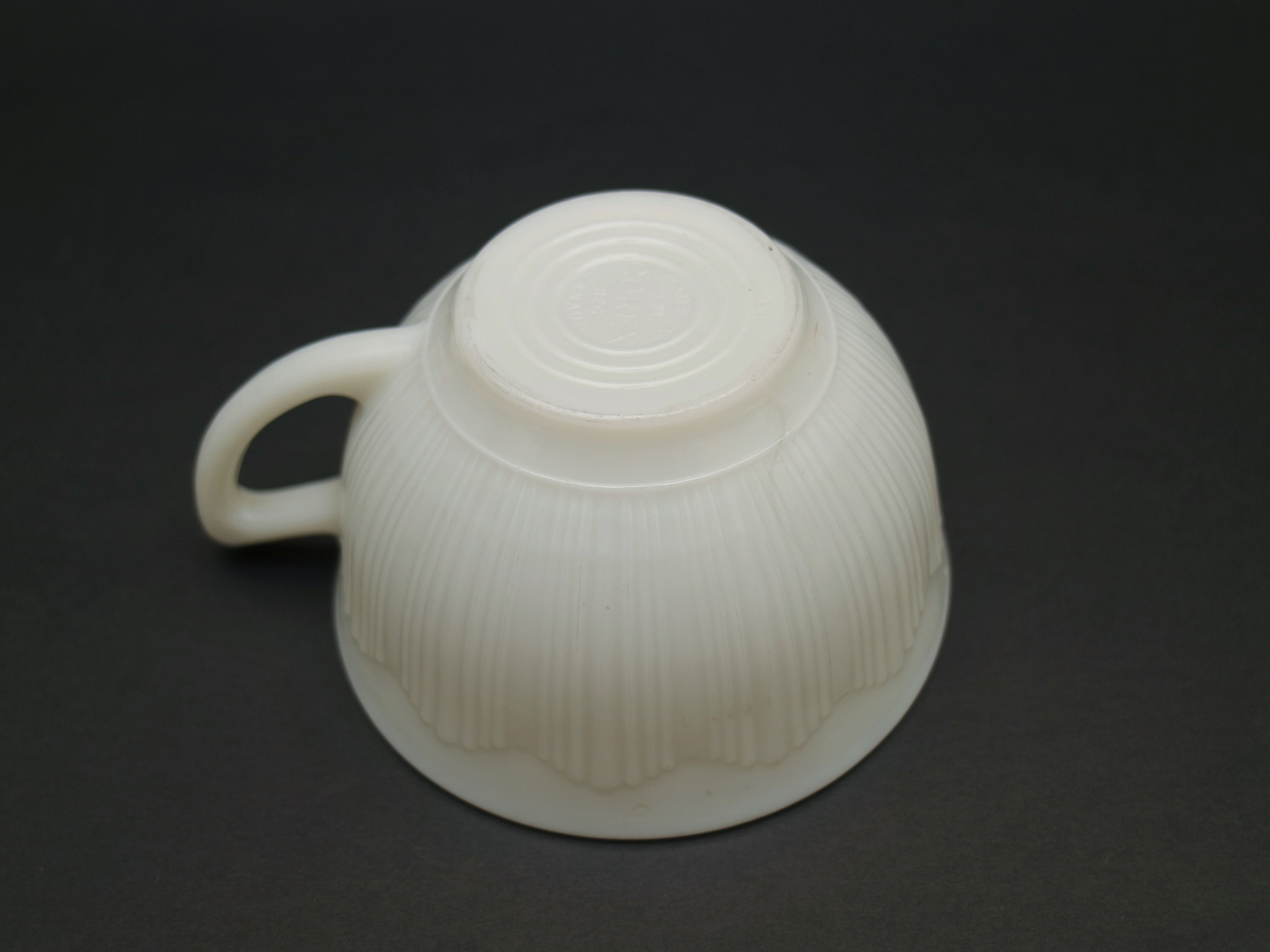 Vintage Ivory Milk Uranium Glass Tea Cups by Corex Set of 6 Etsy